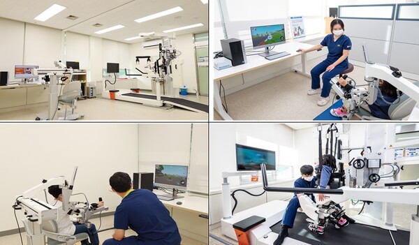 서울특별시 어린이병원은 16일 기존 로봇보행실에서 상지 재활로봇을 도입한 로봇재활센터로 확대 개소했다.ⓒ서울특별시 어린이병원
