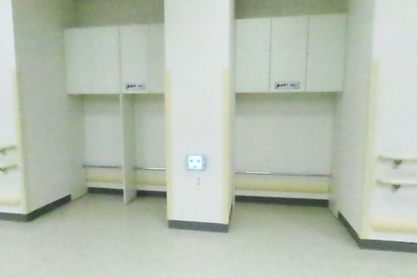 대전세종충남·넥슨후원 공공어린이재활병원 3-4층 입원실 옆에는 휠체어 보관실이 별도로 마련돼 있다. ©박종태