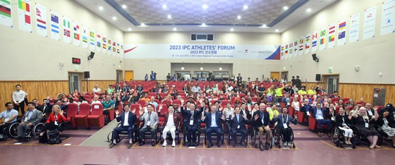 2023 IPC 선수포럼(2023 IPC Athletes’Forum)이 지난 25일 대한민국 장애인 국가대표 훈련의 메카인 대한장애인체육회 이천선수촌에서 개최됐다. ⓒ대한장애인체육회