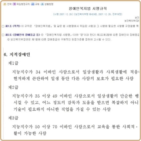 장애인복지법 시행규칙 전부개정. ⓒ국가법령정보센터