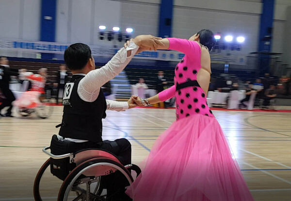 장애인 전국체육대회 휠체어댄스스포츠 비에니즈 왈츠. ©김율도