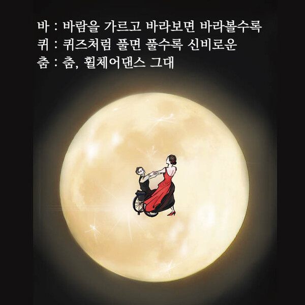 장애인 휠체어댄스 청소년 소설 바퀴춤 삽화. ©김율도