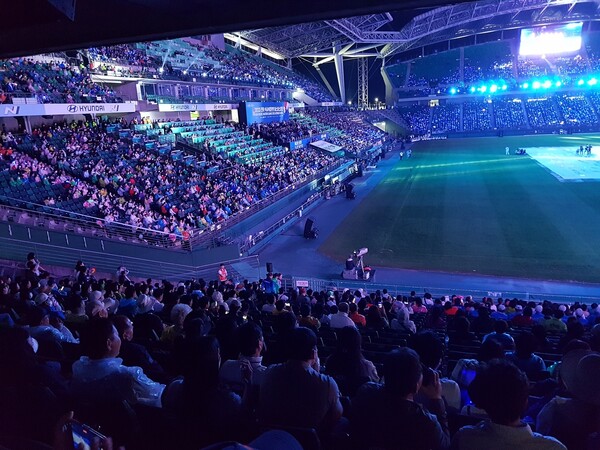 2023년 전북 아시아태평양대회를 참관하는 관중들. ©김최환
