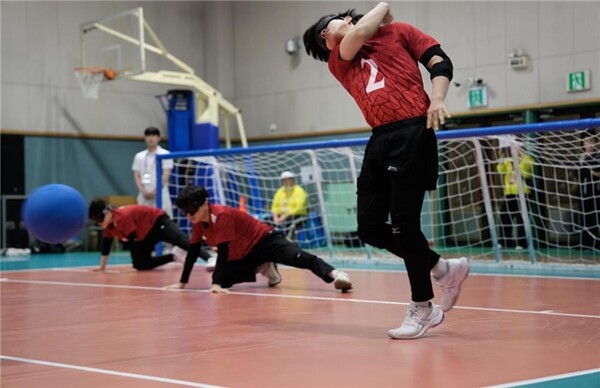 골볼 선수들의 경기 모습. ©서울시장애인체육회
