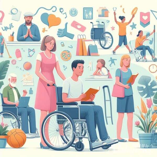 장애인 회원을 위한 투자의 가치. ©이디다