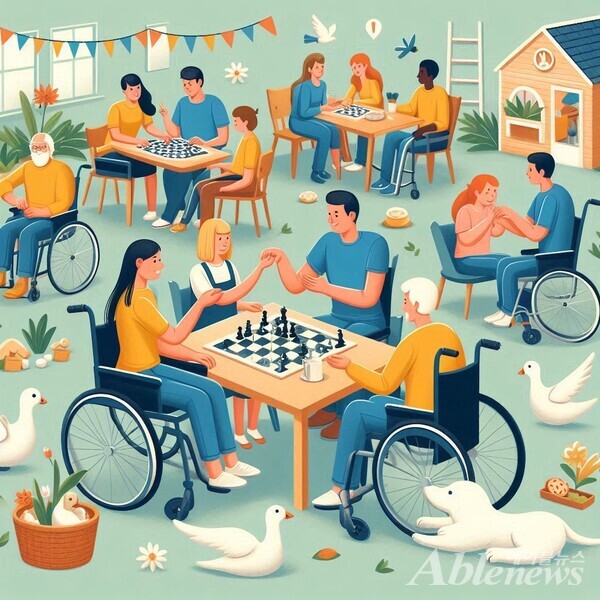 장애인 회원을 위한 투자의 가치. ©이디다