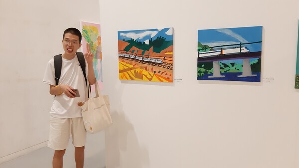 26세인 자폐성장애인 아들의 작품. ©황병순