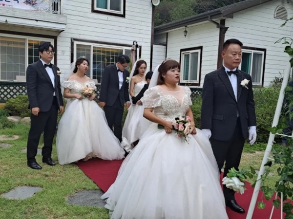 신랑신부 입장. ⓒ이복남