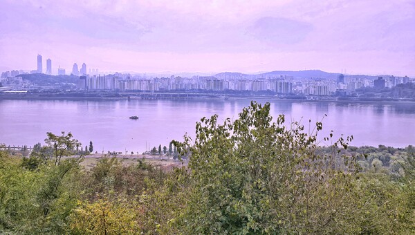 하늘공원에서 봐라본 서울. ©하석미
