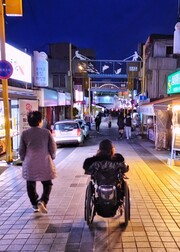 속초중앙시장의 저녁 풍경. ©하석미