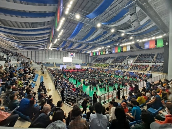 부산강서실내제육관. ⓒ이복남