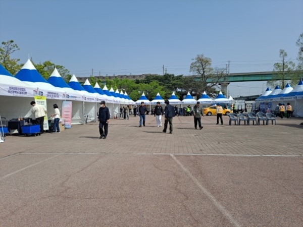 야외부스. ⓒ이복남