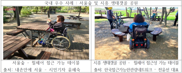 국내 우수사례, 서울숲 및 시흥 생태갯골공원.ⓒ내손안에 서울-시민기자 윤혜숙, 한국접근가능한관광네트워크