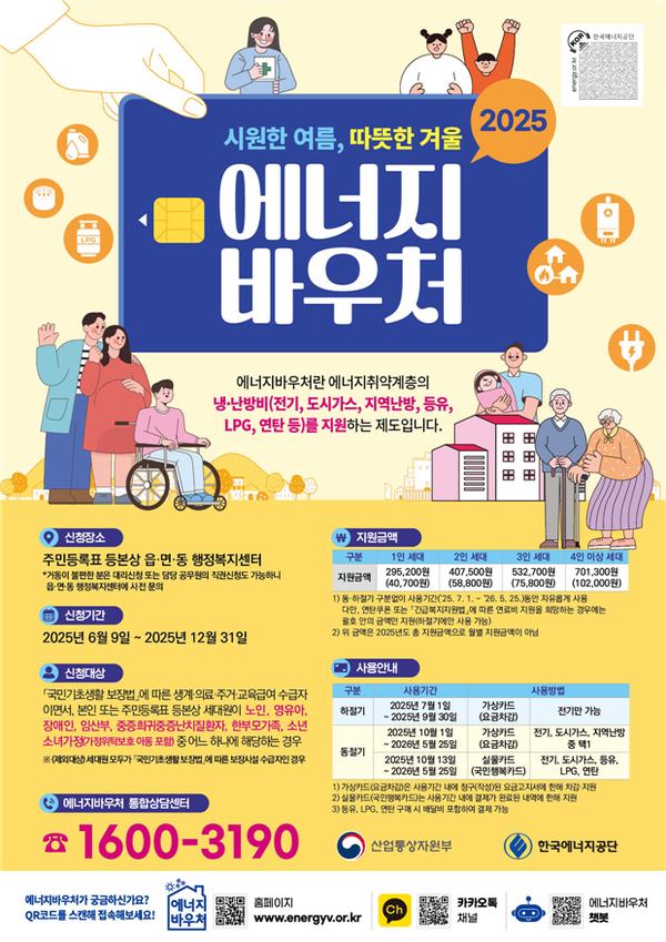 에너지바우처 사업 포스터.ⓒ산업통상자원부