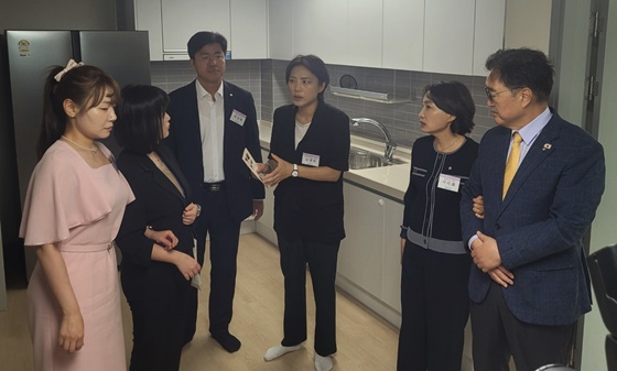 장애-비장애 소셜믹스 특화형 임대주택 여기가(家) 현장 라운딩 모습. ©에이블뉴스