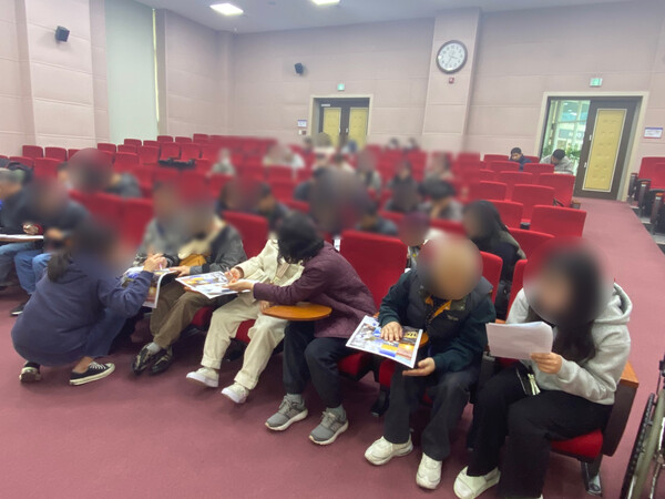 발달장애인 웰다잉 교육 현장. ©김영아