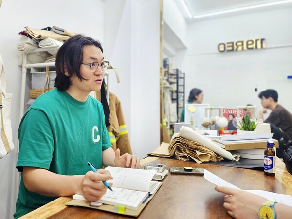 진로 때문에 고민하는 청소년들을 위한 메시지를 전하는 이승우 대표. ©최아영
