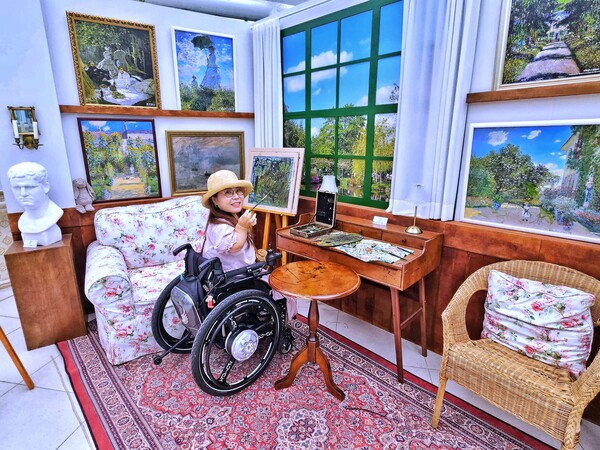 네의 작업실에서, 그림 속 풍경과 하나 된 특별한 체험. ©하석미