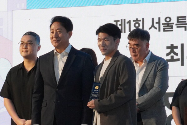 장애인권대학생·청년네트워크(장대넷) 정승원 이사장이 지난 20일 ‘제1회 서울특별시 청년상’ 최우수상을 수상했다.ⓒ