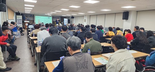 한서병원 심장수술센터 우종수 소장의 강의. ⓒ부산심장장애인협회