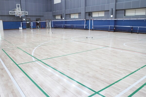 광주광역시 운암복합문화체육센터 2층 다목적체육관. ©박종태