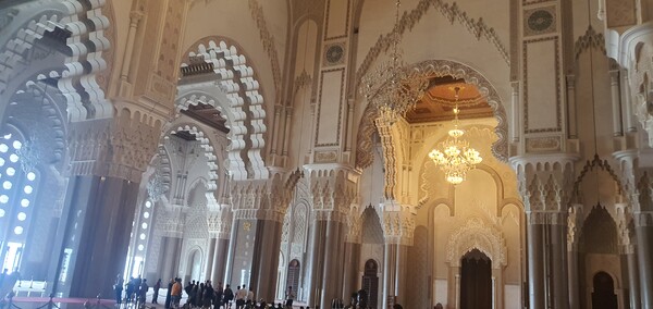 하산 2세 모스크 내부 모습 중 일부. ⓒ이원무