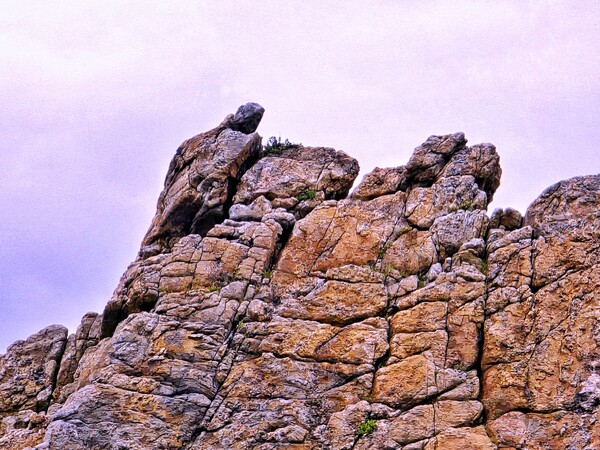 “시간의 풍경을 깎아 만든 거대한 조각품”. ©하석미