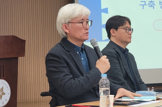 4일 오전 10시 서울 여의도 이룸센터에서 개최된 ‘장애포용적 보건의료 거버넌스 구축 방안 토론회’에서 토론하는 한국척수장애인협회 이찬우 정책위원장. ©에이블뉴스