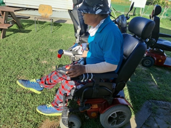 전동휠체어. ⓒ이복남