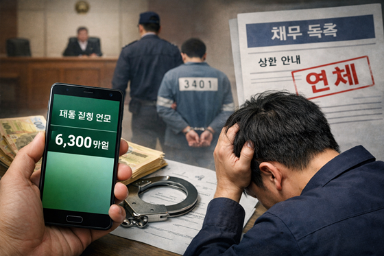 대출 금융사기와 채무 위기에 대한 생성 이미지. ©챗gpt