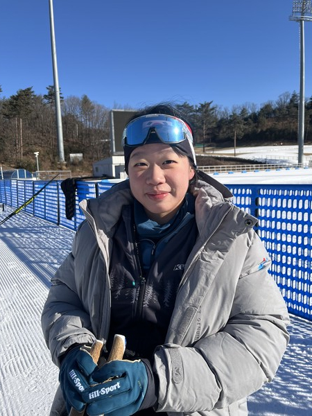 제23회 전국장애인동계체전에 출전한 김윤지@이현옥