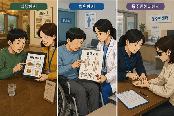 서울시가 장애인이 원활하게 의사소통을 할 수 있도록 돕고, 이를 바탕으로 장애인의 자기결정권과 사회참여 기회 확대를 도모하는 ‘제6기 장애인 의사소통 서포터 양성교육’을 추진한다.ⓒ서울시